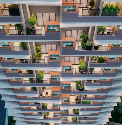 City Azure Compact Life, apartamentos na Rua 135, 231 - Seto