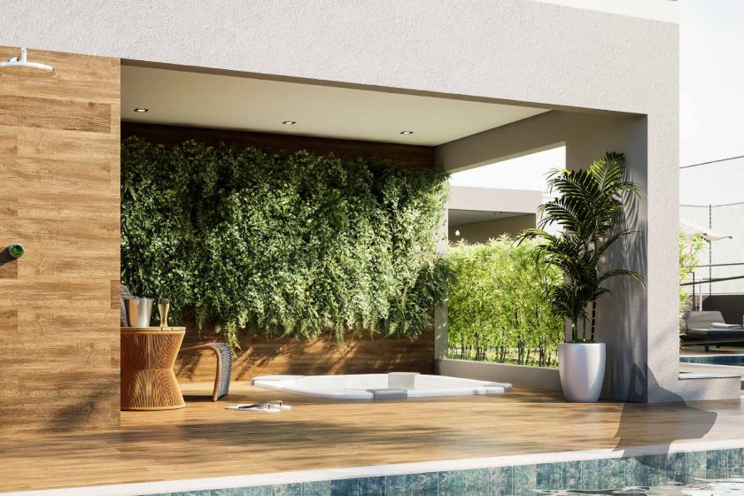 Hidromassagem do Gallery Residence, da Louly Caixe Engenharia