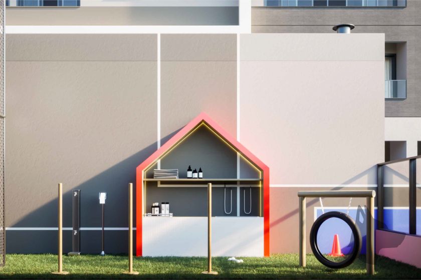Pet Place do Gallery Residence, da Louly Caixe Engenharia