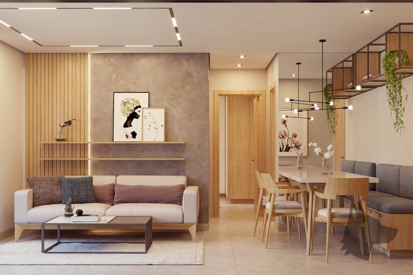 Living do Gallery Residence, da Louly Caixe Engenharia-2