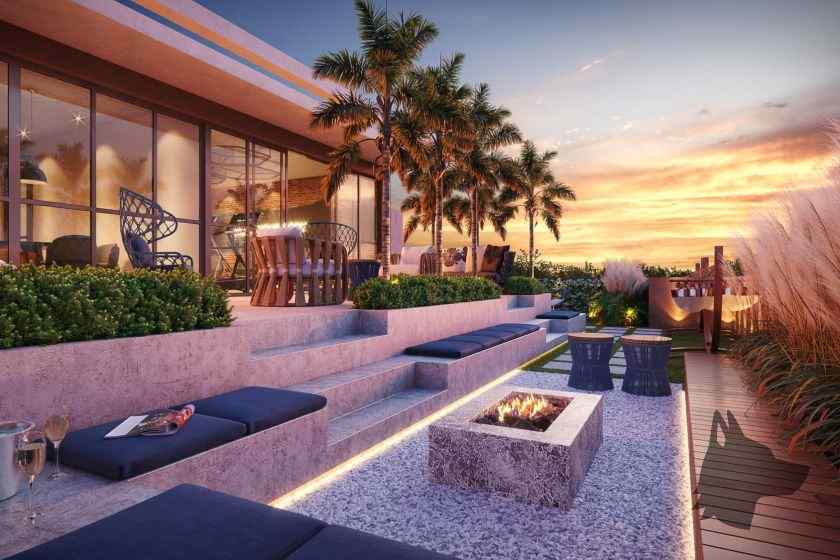 Fireplace do LIV 2460 Boutique Residence