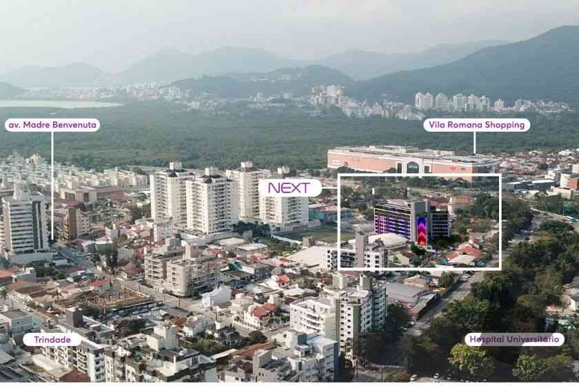 Localização do Next Trindade