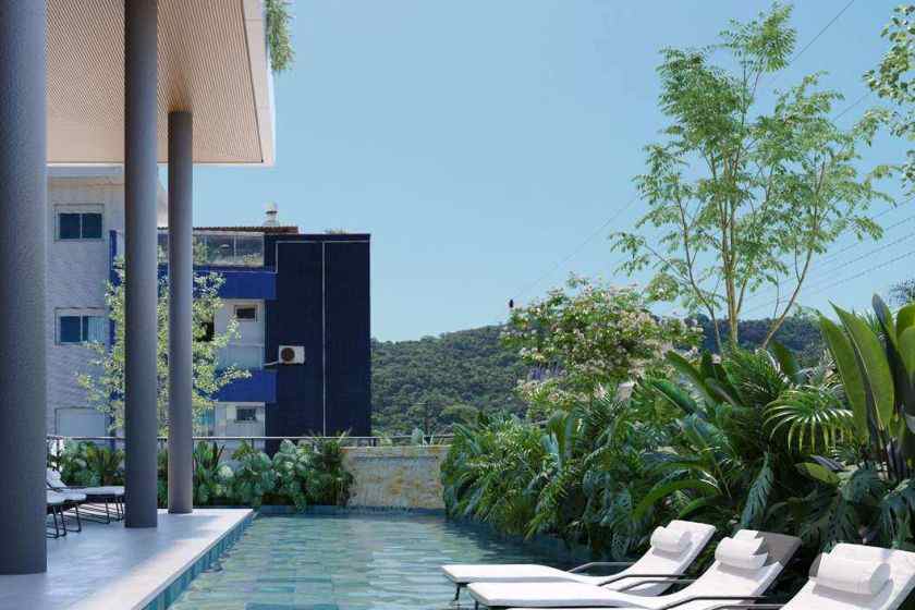 Piscina do empreendimento Vivace Home Center