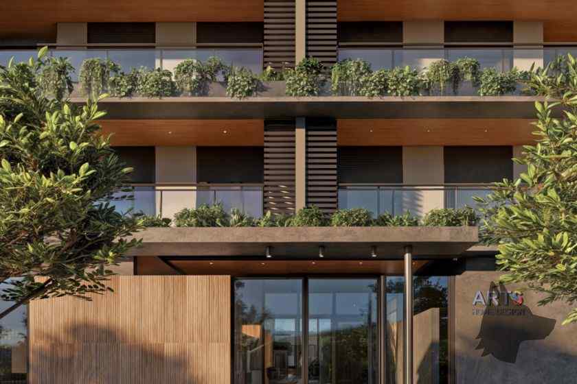 Fachada do empreendimento Arts Home Design Condominio Club
