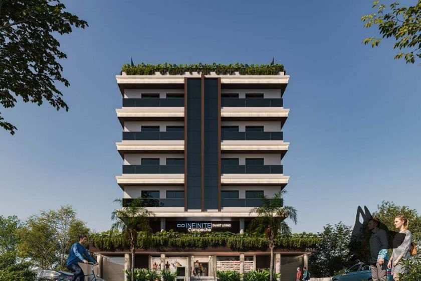 Fachada do empreendimento Infinite Campeche