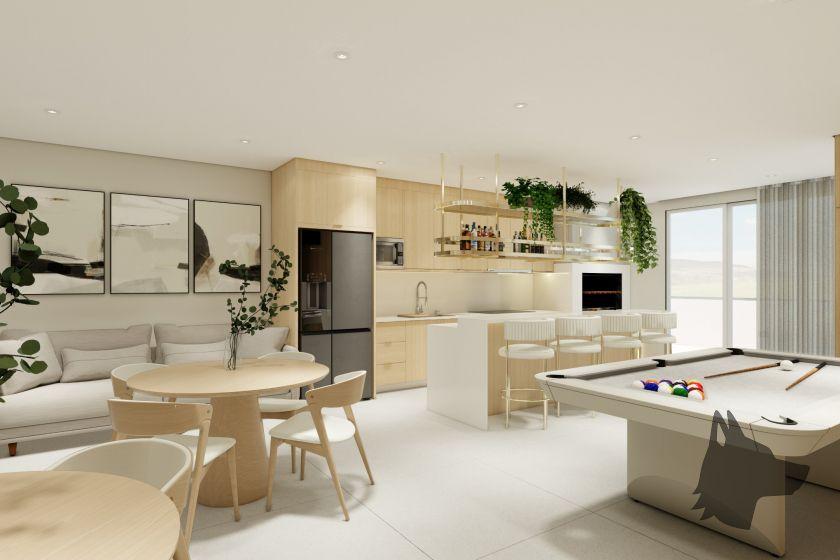 Espaço gourmet do Residencial Armazém Vieira