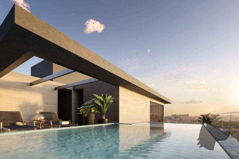 Piscina do empreendimento Yunic Haus Studios
