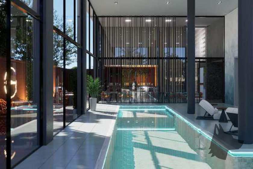 Piscina do empreendimento Maldivas SPA Urbano