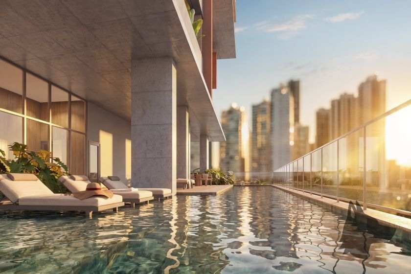 Piscina do Tempo Flamboyant Residencial