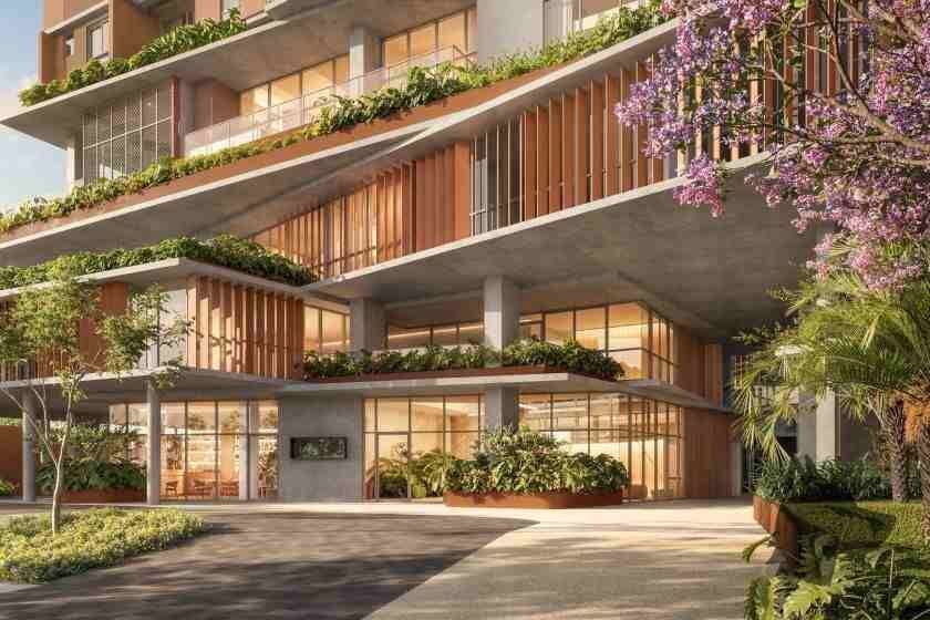 Fachada do Tempo Flamboyant Residencial