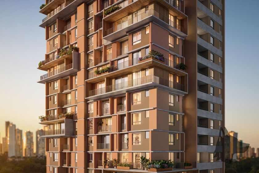 Fachada do Tempo Flamboyant Residencial