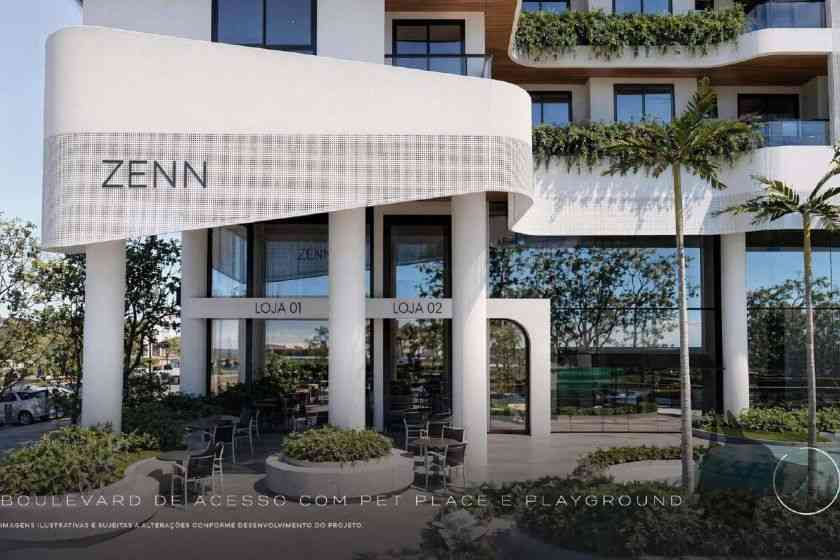 Fachada do empreendimento Zenn Living Residence