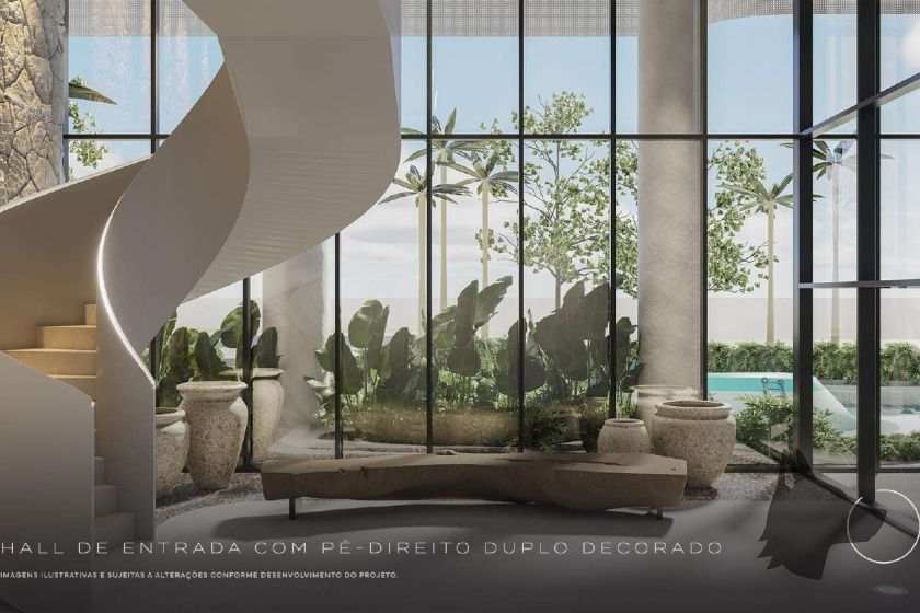 Hall de entrada do empreendimento Zenn Living Residence