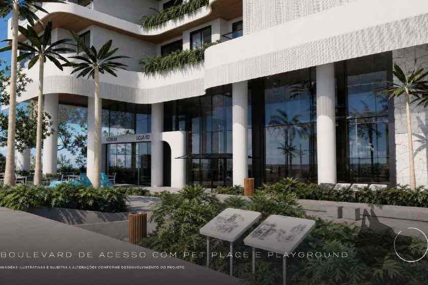 Fachada do empreendimento Zenn Living Residence