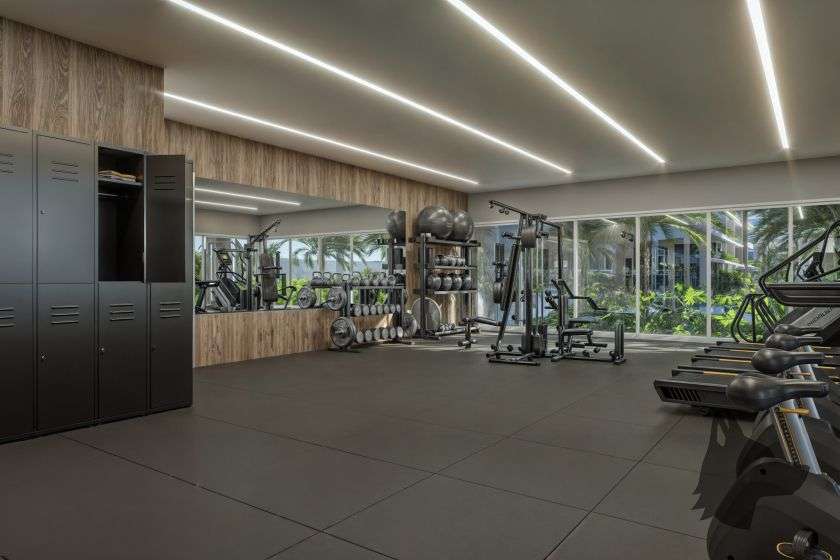 Academia do empreendimento Green Ville Residence
