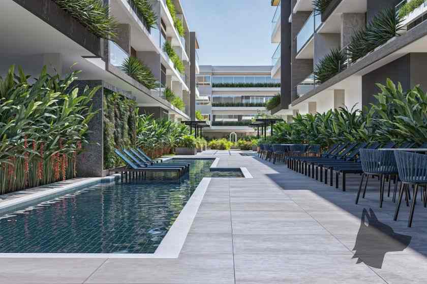 Piscina do empreendimento Green Ville Residence