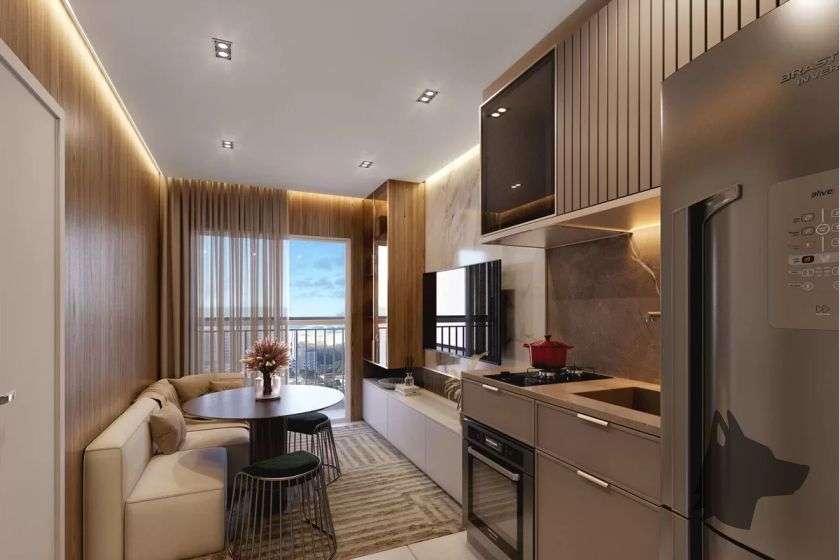 Apartamento decorado do Unique Fit Vila Mariana