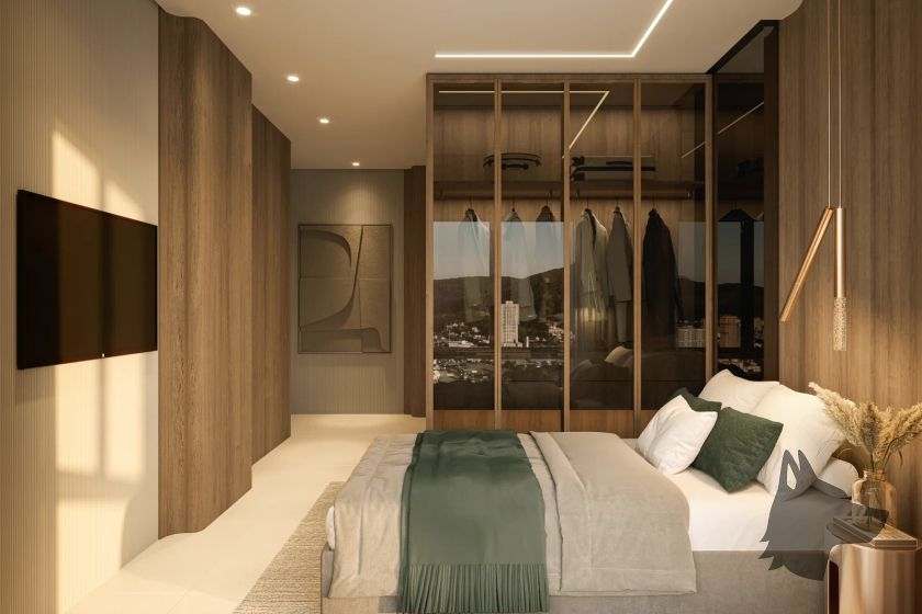 Quarto do empreendimento Monaco Studios