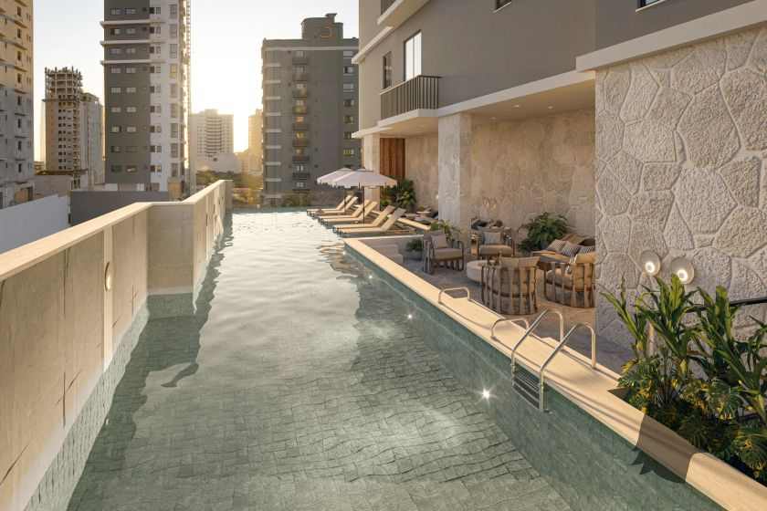 Piscina do empreendimento Boreal Home